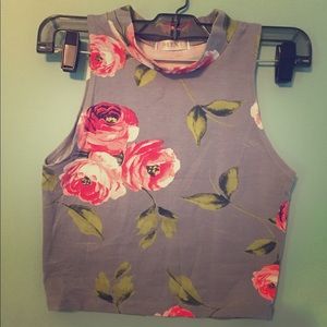 Floral crop top
